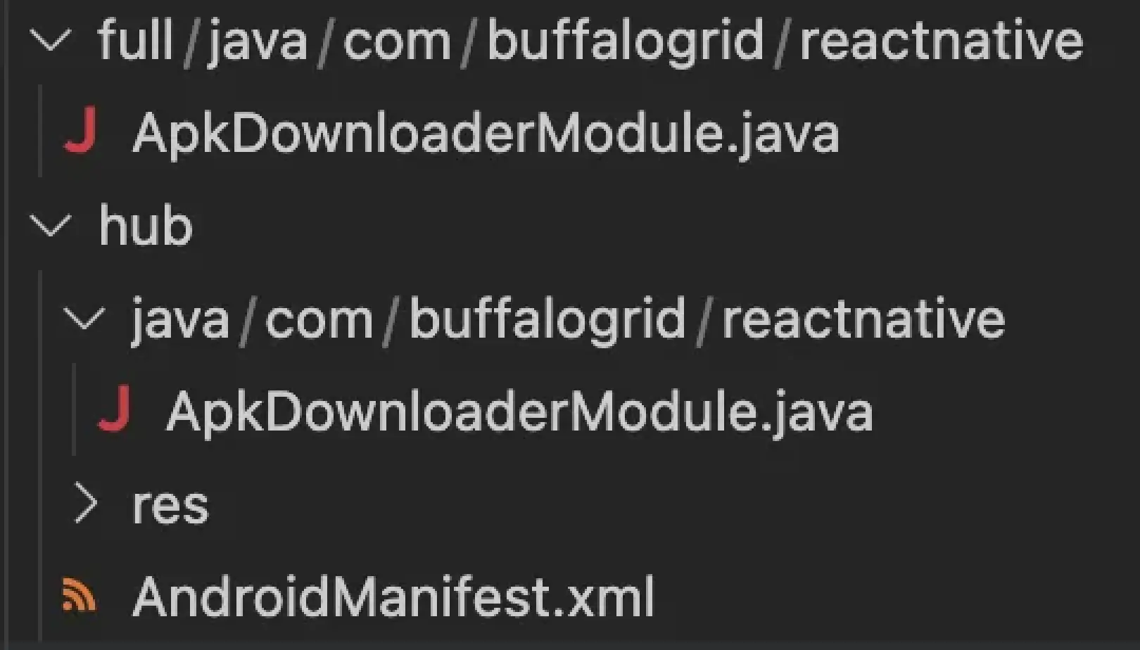 ApkDownloaderModule in the various app flavours.